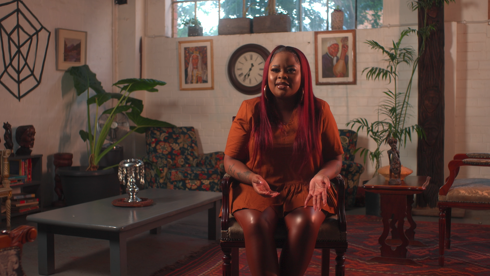 Lesego Tlhabi a.k.a Coconut Kelz in Sex and Pleasure inn Showmax