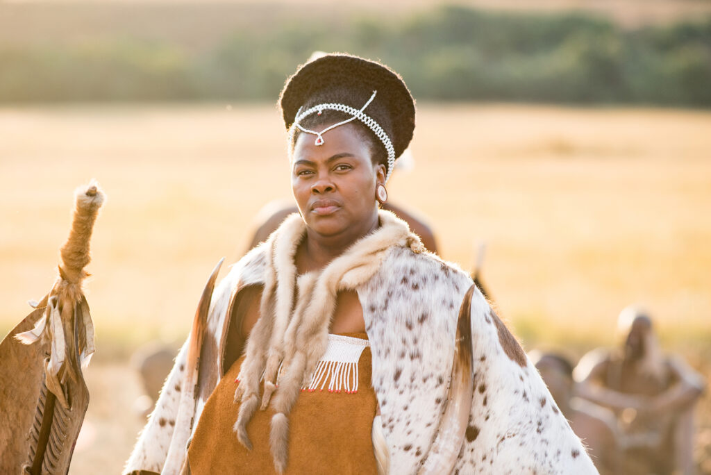 Mkabayi is played by Dawn Thandeka King in Shaka iLembe on Mzansi Magic