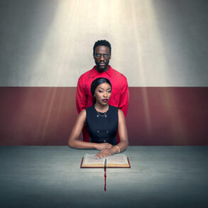 Nqobile Nunu Khumalo as Lucy and Bonko Khoza as Napoleon Dingiswayo in Red Ink, coming to Showmax