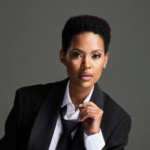 Gail Mabalane as Phello in Pimville on SABC 2