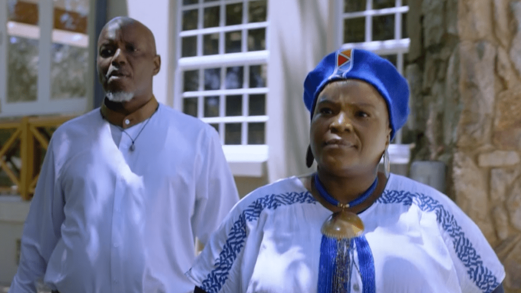 Themba Ndaba and Slindile Nodangala in Queendom