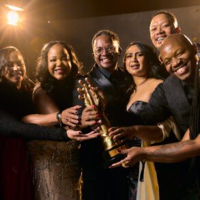 Inimba team at the South African Film and Television Awards