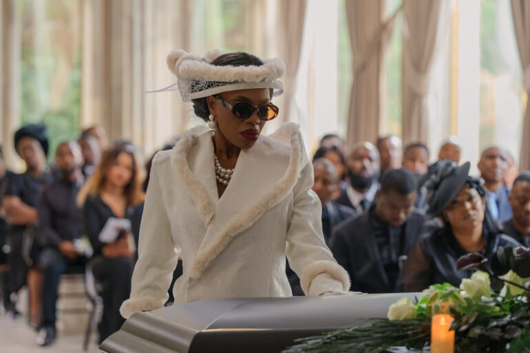 Gugu Gumede as Joyce in The Polygamist on Netflix