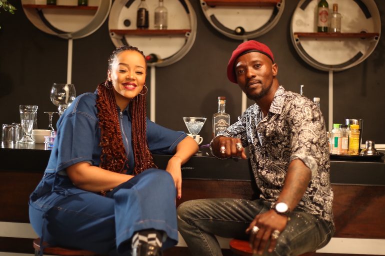 Abdul Khoza and Londeka Sishi on Uzalo