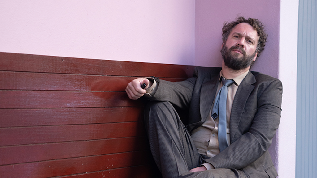 Laudo Liebenberg as Pieter in Change. at Siwlerskermfees