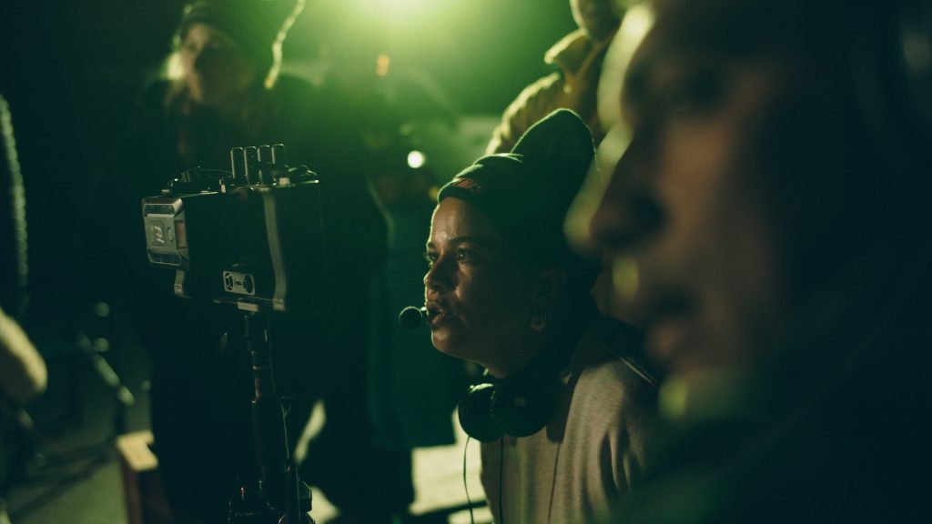 Some BTS of Loren Loubser directing a tv series