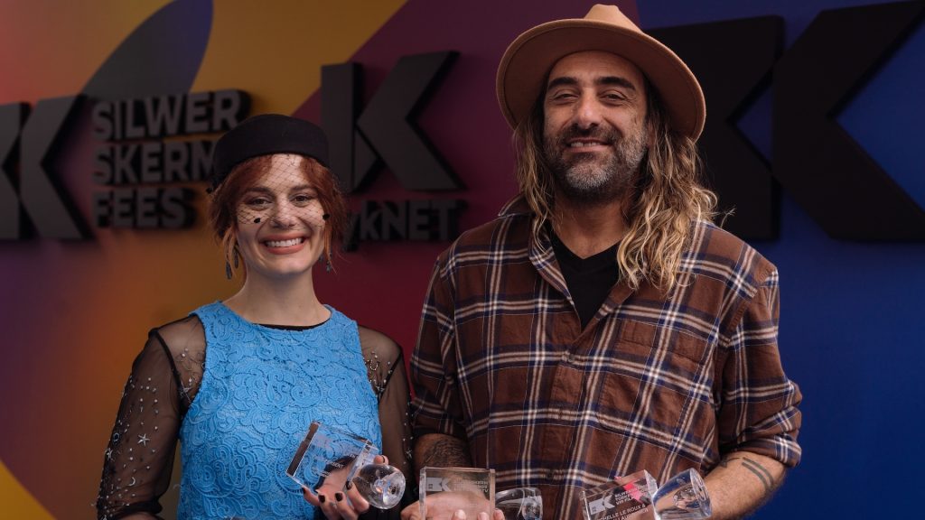 Michelle le Roux and Heinrich Laubscher win big at Silwerskerm Awards
