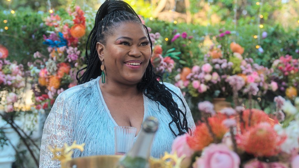 Harriet Manamela as Aunt Gontse in Seriously Single Cast