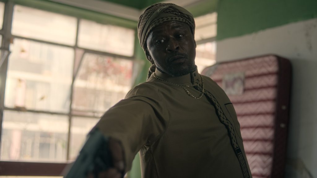 Ernest Msibi as Scarra in Umthetho on Netflix
